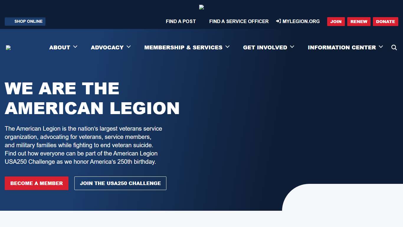 The American Legion Serving Veterans, Families, & Communities Nationwide